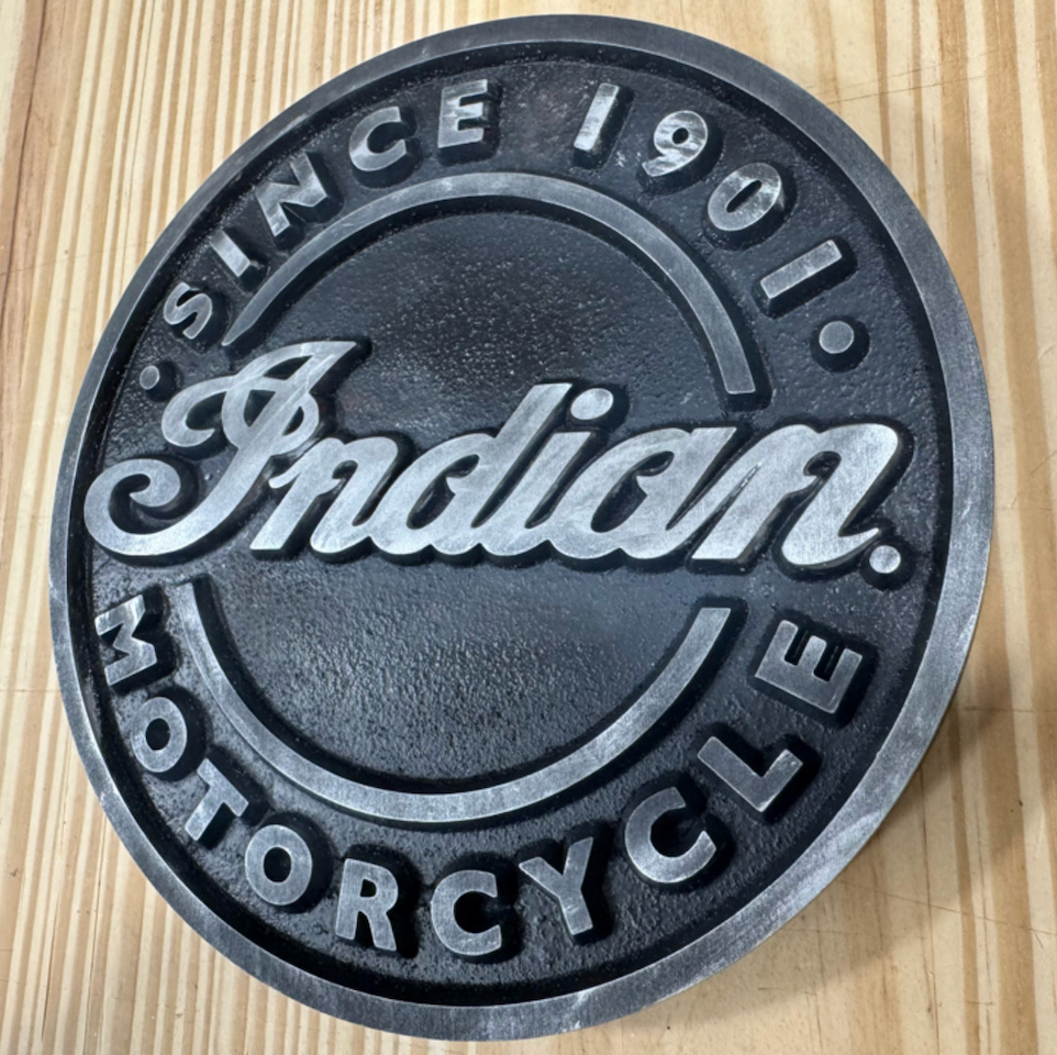 Custom carved sign